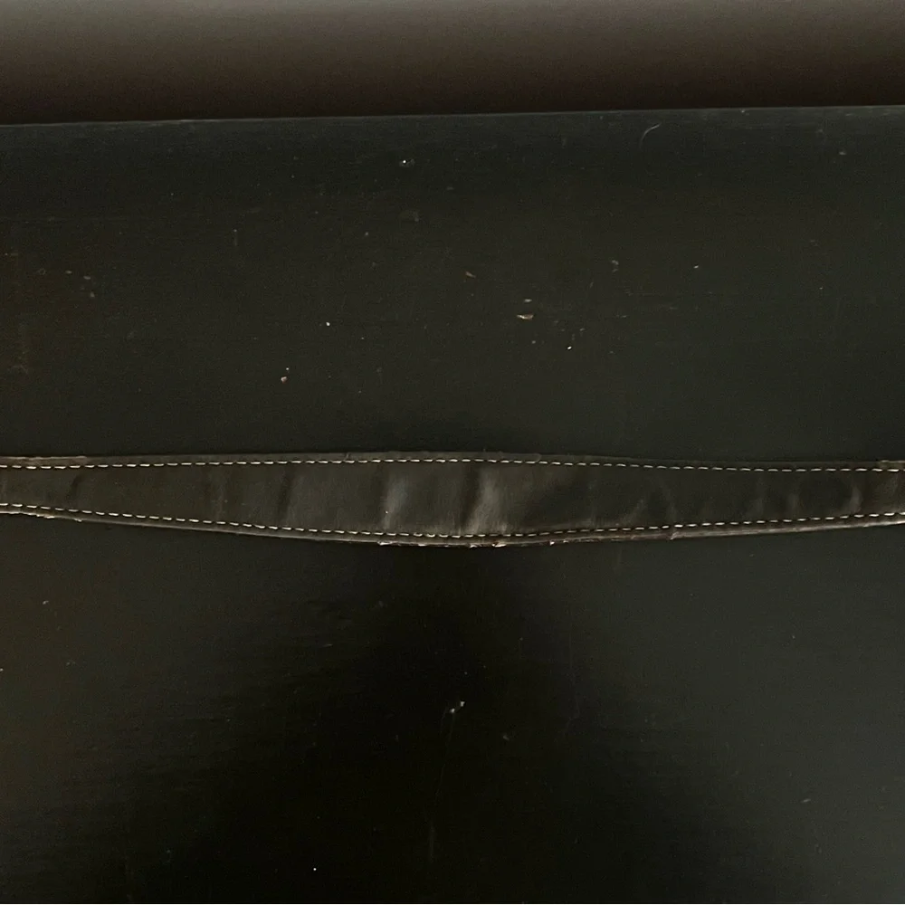 Coach Brown Leather Bag Strap with Stitching